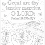 Coloring Book for the Psalms Volume 4